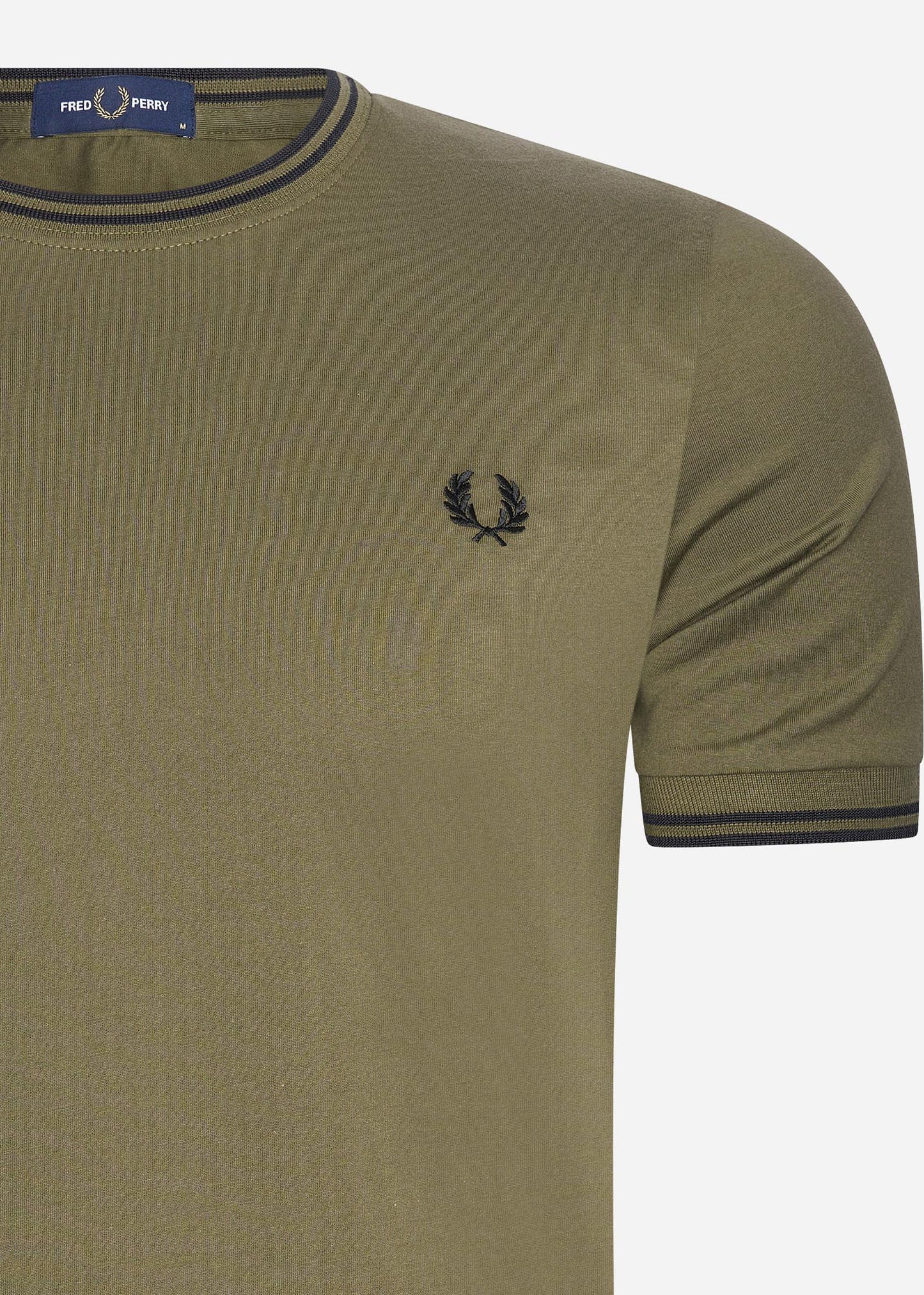 Fred Perry T-shirts  Twin tipped t-shirt - uniform green 