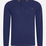 Fred Perry Longsleeve Polo's  LS twin tipped shirt - french navy 