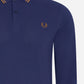 Fred Perry Longsleeve Polo's  LS twin tipped shirt - french navy 