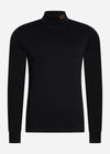 Fred Perry Truien  Roll neck top - black 