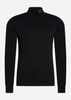 Fred Perry Truien  Roll neck top - black 