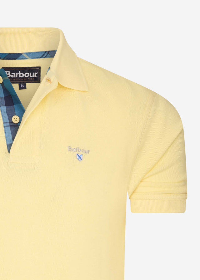 Barbour Poloshirts  Tartan pique polo - corn 