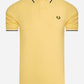 Fred Perry Polo's  Twin tipped fred perry shirt - 1964 yellow snow white navy 