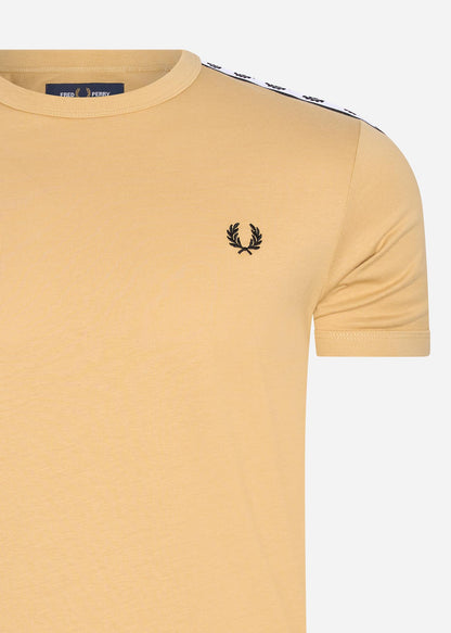 Fred Perry T-shirts  Taped ringer t-shirt - desert 