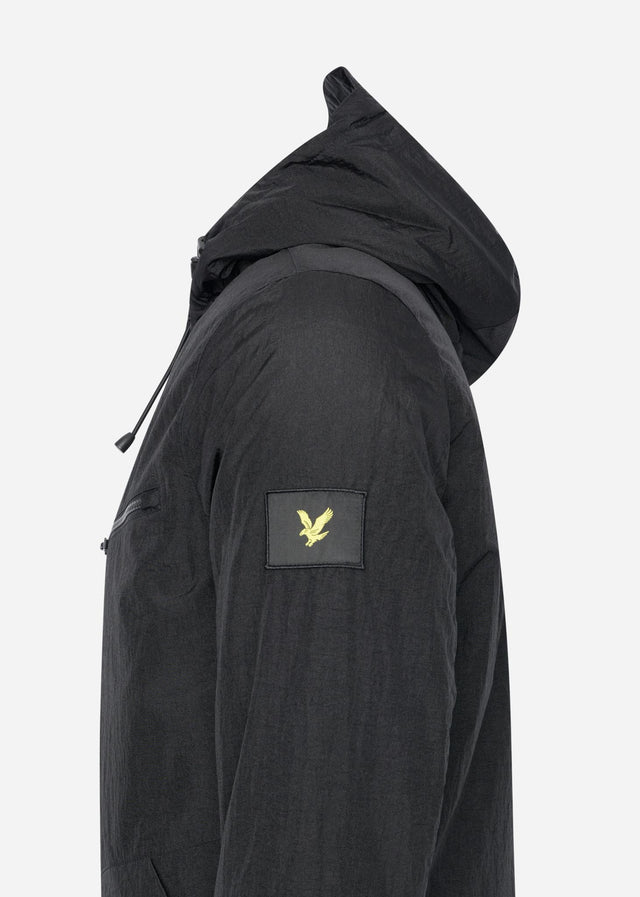 Lyle & Scott Jacken  Wadded dual pocket jacket with face guard - jet black 