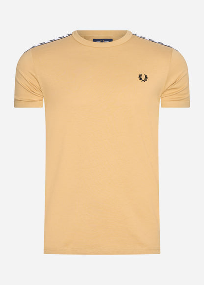 Fred Perry T-shirts  Taped ringer t-shirt - desert 