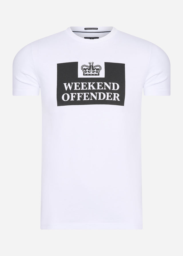 Weekend Offender T-Shirts  Prison - white 