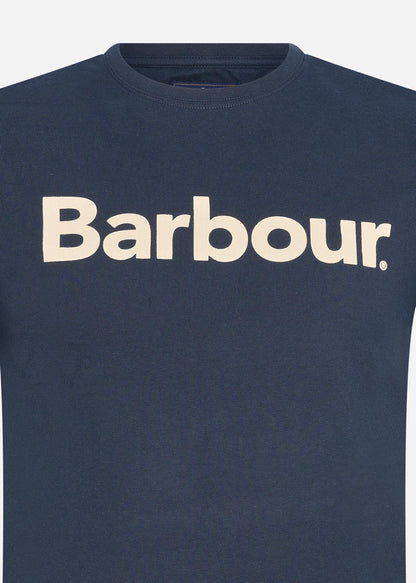 Barbour T-shirts  Logo tee - new navy 