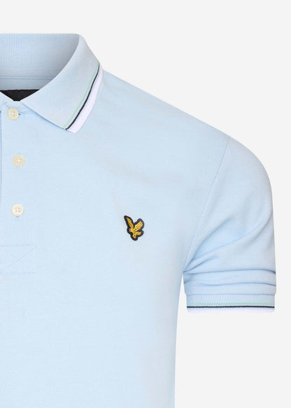 Lyle & Scott Polo's  Tipped polo shirt - deck blue white 