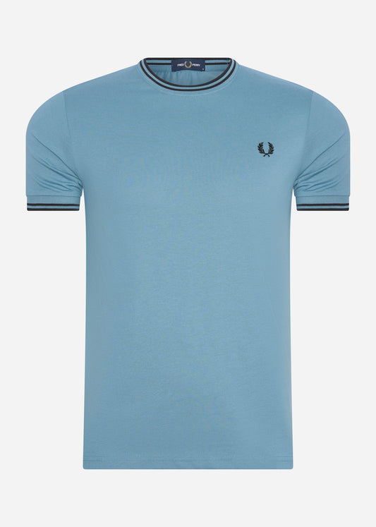 Fred Perry T-shirts  Twin tipped t-shirt - ash blue 