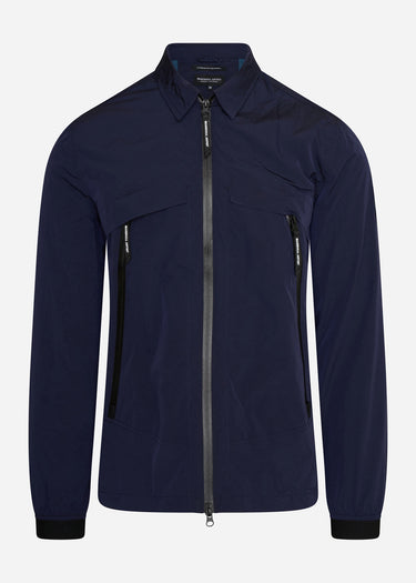 Marshall Artist Overshirts  Molecular kita overshirt - navy 