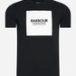 Barbour International T-shirts  Block tee - black white 
