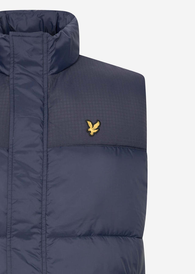 Lyle & Scott Westen  Wadded gilet - dark navy 
