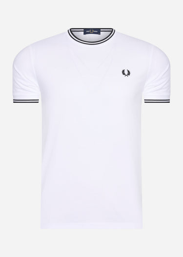 Fred Perry T-shirts  Twin tipped t-shirt - white 