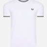 Fred Perry T-shirts  Twin tipped t-shirt - white 
