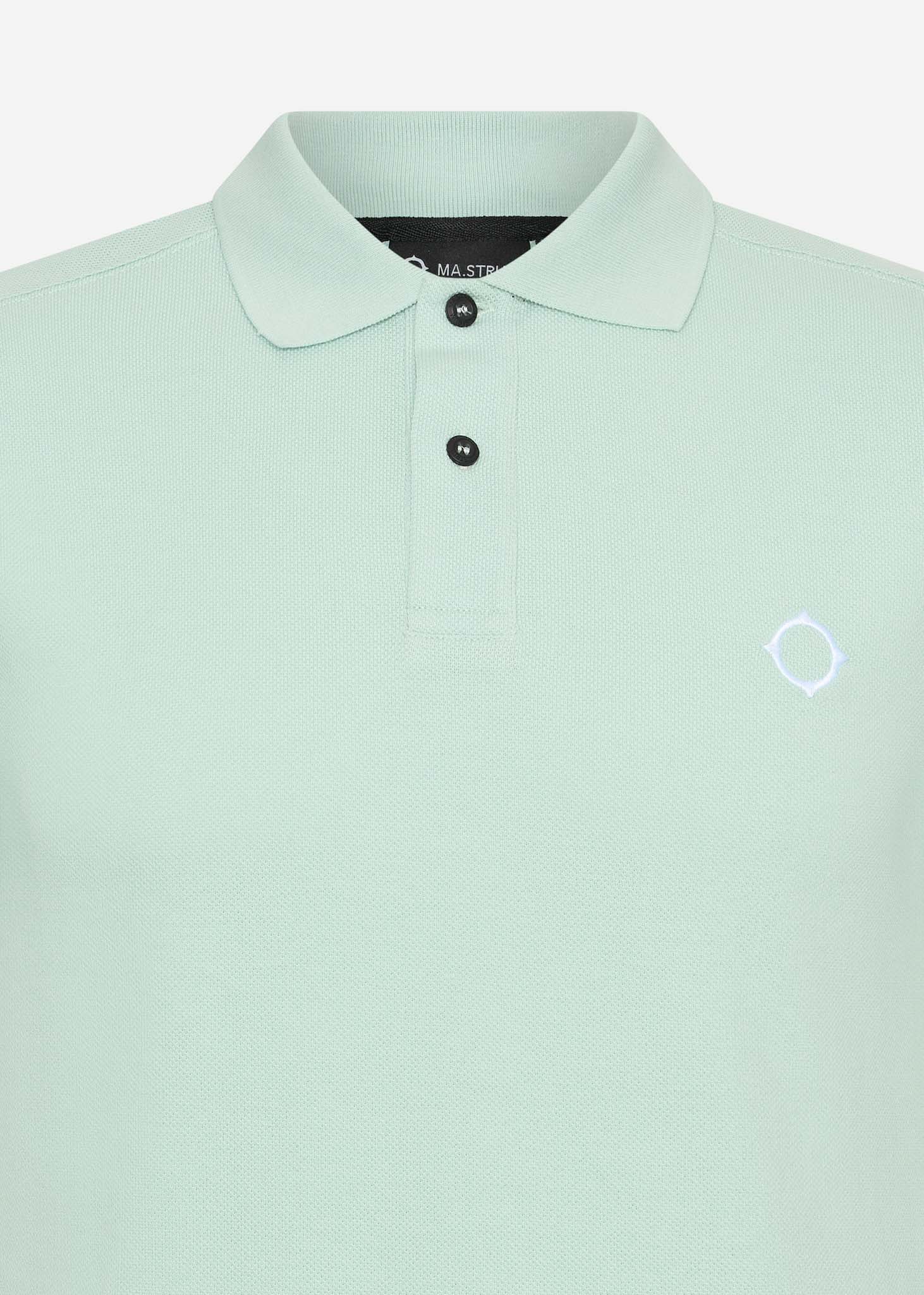 MA.Strum Polo's  SS pique polo - mist green 