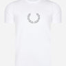 Fred Perry T-shirts  Reflective laurel wreath t-shirt - white 