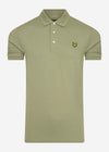 Lyle & Scott Polo's  Plain polo shirt - moss 