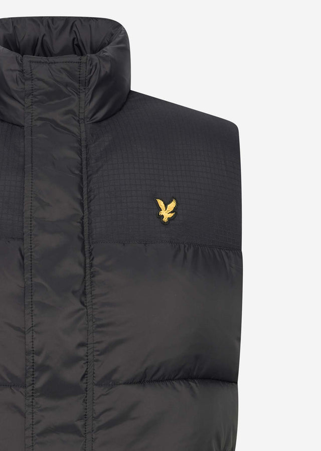 Lyle & Scott Westen  Wadded gilet - jet black 