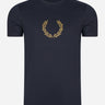 Fred Perry T-shirts  Laurel wreath graphic t-shirt - navy 