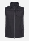 MA.Strum Bodywarmers  Softshell down quilt gilet - jet black 