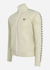 Fred Perry Vesten  Taped track jacket - light oyster 