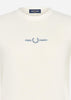 Fred Perry T-shirts  Embroidered t-shirt - snow white 