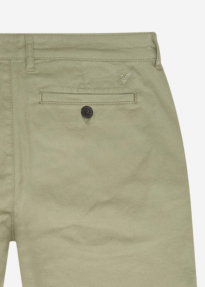 Lyle & Scott Korte Broeken  Chino short - moss 