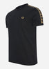 Fred Perry T-shirts  Gold taped ringer t-shirt - black 