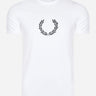 Fred Perry T-shirts  Laurel wreath graphic t-shirt - white 