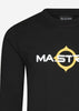 MA.Strum Longsleeve Tees  LS logo print tee - jet black 