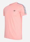 Fred Perry T-shirts  Taped ringer t-shirt - pink peach 