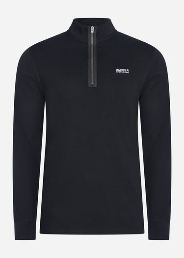 Barbour International Truien  Beaker half zip - black 