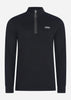 Barbour International Truien  Beaker half zip - black 