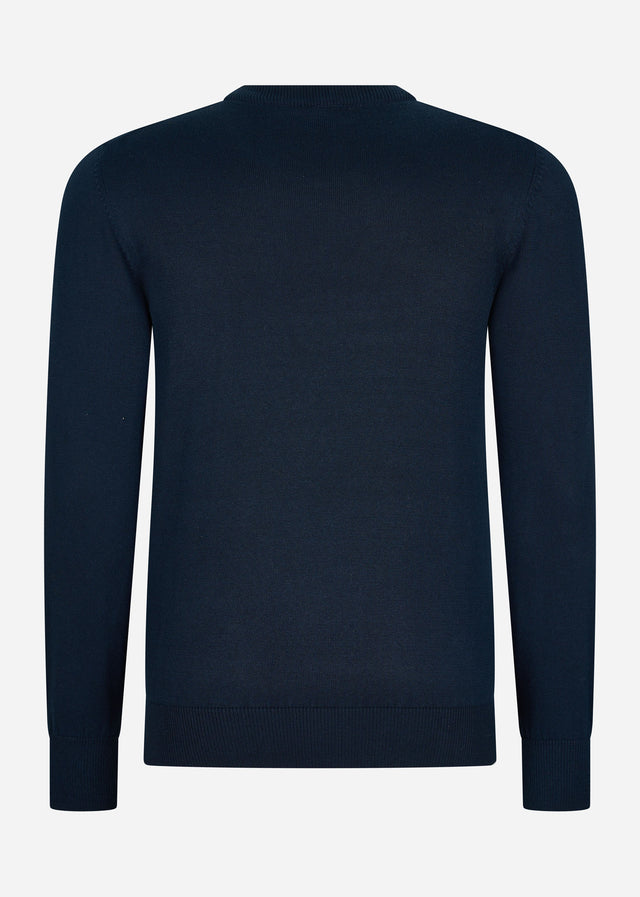Ben Sherman Pullover  Chest stripe crew - dark navy 