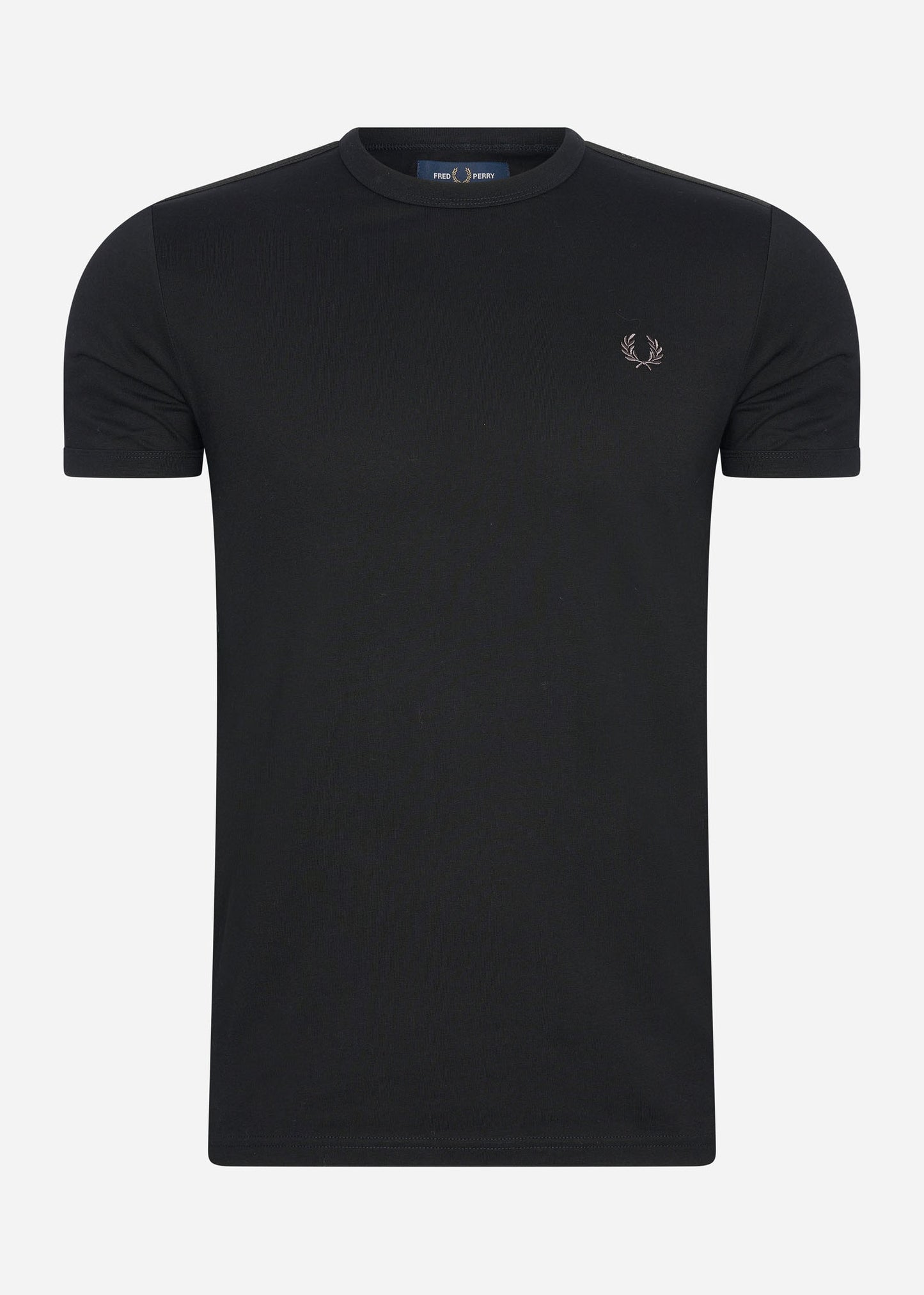 Fred Perry T-shirts  Tonal tape ringer t-shirt - black 