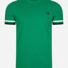 Fred Perry T-shirts  Bold tipped pique t-shirt - fp green 
