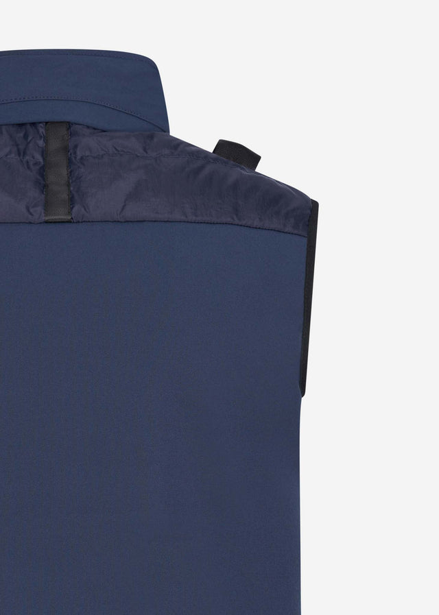 MA.Strum Westen  Softshell down quilt gilet - ink navy 