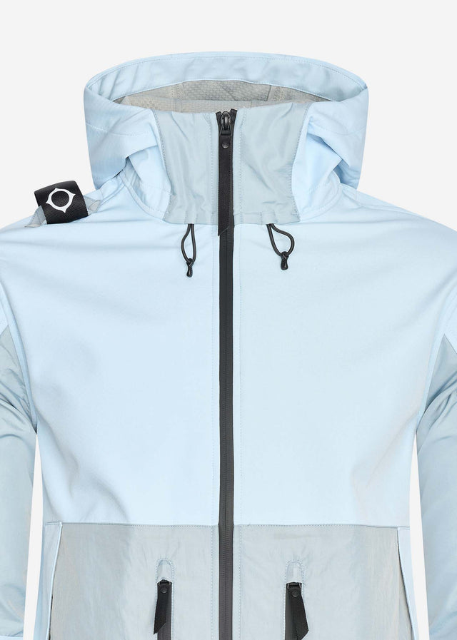 MA.Strum Jacken  Softshell hooded jacket - illusion blue 