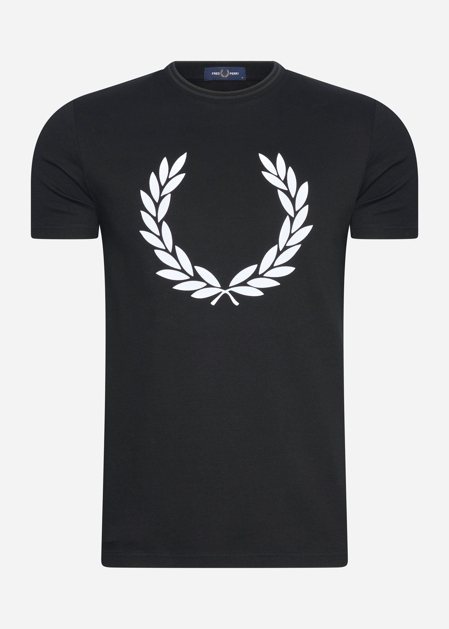 Fred Perry T-shirts  Flock laurel wreath t-shirt - black 
