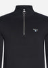 Barbour Truien  Rothley half zip - black 