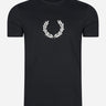 Fred Perry T-shirts  Laurel wreath graphic t-shirt - black 