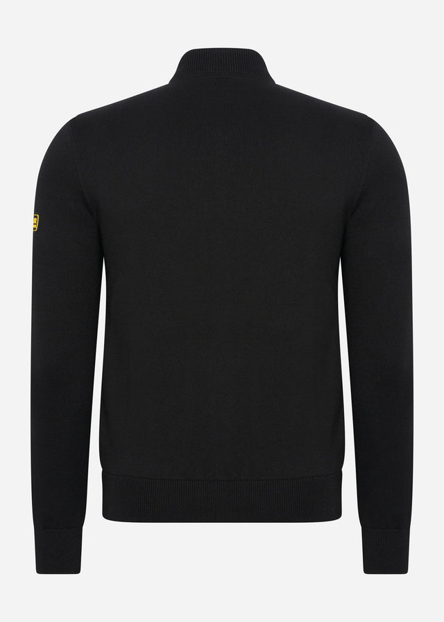 Barbour International Sweatjacken  Legacy baffle zip thru - black 