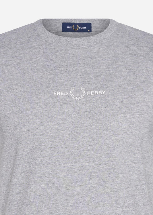 Fred Perry T-shirts  Embroidered t-shirt - steel marl 