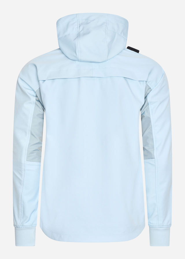 MA.Strum Jacken  Softshell hooded jacket - illusion blue 