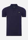 Lyle & Scott Polo's  Plain polo shirt - navy 