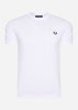 Fred Perry T-shirts  Ringer t-shirt - white 