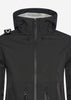 MA.Strum Jassen  Softshell hooded jacket - jet black 