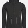 MA.Strum Jassen  Softshell hooded jacket - jet black 