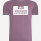 Weekend Offender T-shirts  Prison tee - dark grape 